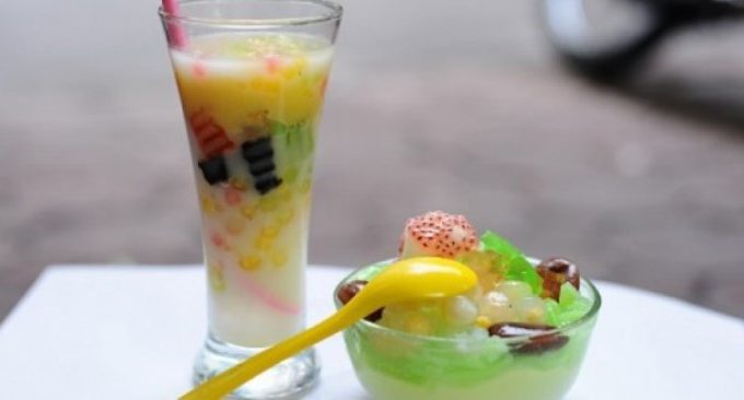 chè xoa xoa hạt lựu