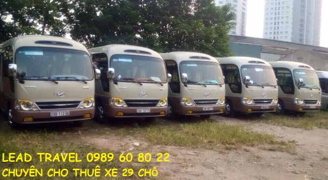 thuê xe 29 chỗ đi cát bà