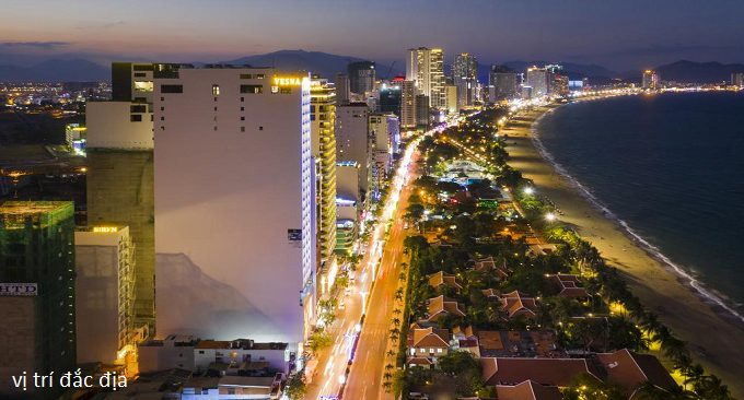 vị trí trung tâm của khách sạn Vesna