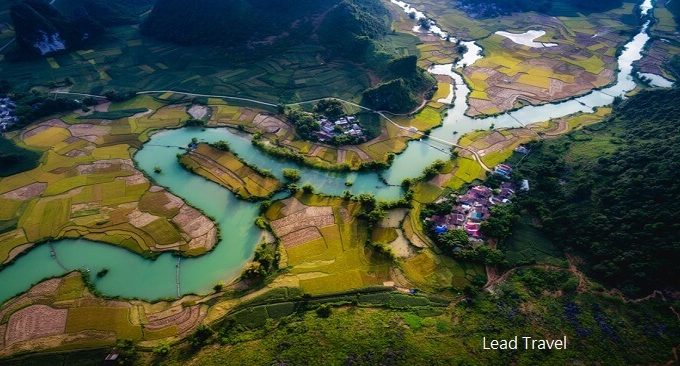 Đường đi thác Bản Giốc