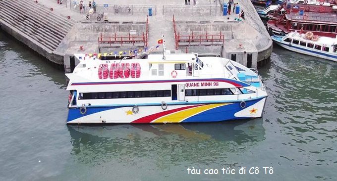 giá vé tàu cao tốc đi cô tô