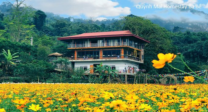 quynh mai homestay ba be lake great view