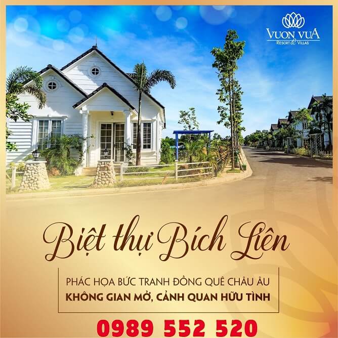 biệt thự bích liên vườn vua